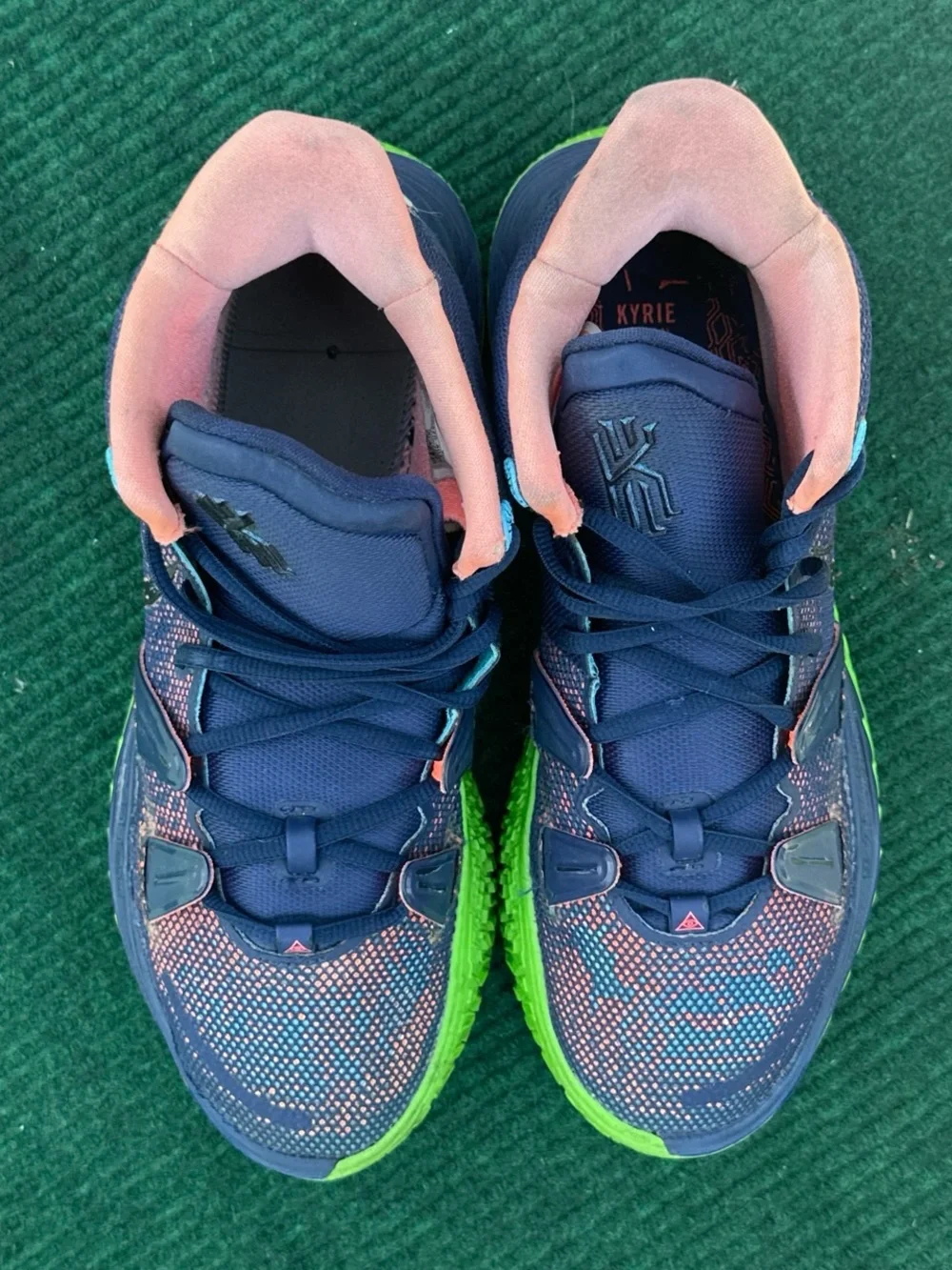 Nike Kyrie 7 'Midnight Navy' Men’s Size 10  MISSING RIGHT INSOLE